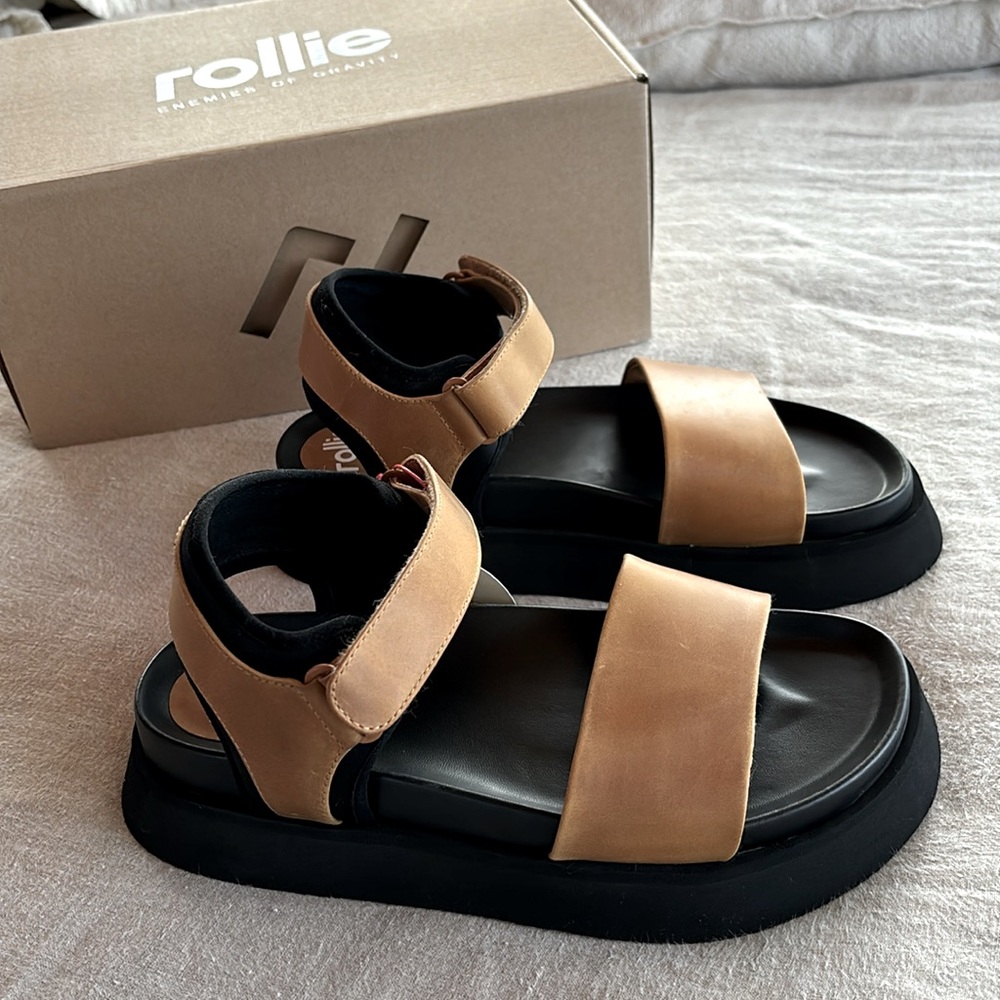 NWT Rollie Acme Sandals